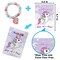 UMEELR 28 Packs Unicorn Valentines Day Cards with Rainbow Bracelets for Kids Classroom Prizes, Valentine's Party Favors Toys for Girls and Valentine School Exchange Gifts Greeting Cards